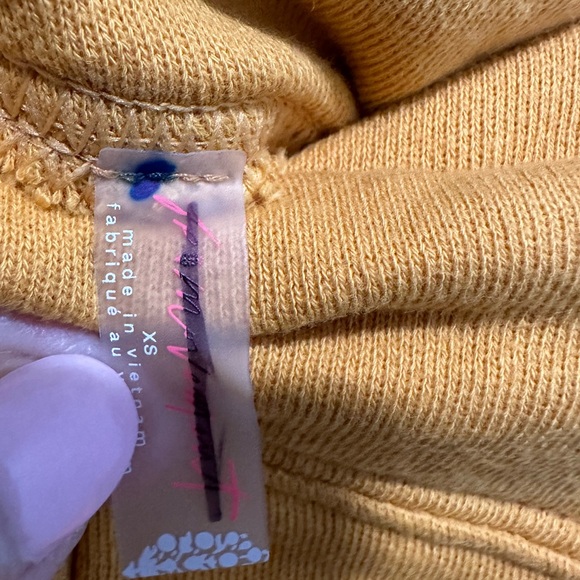 NWOT💛FP Movement Overlapped Sweatpants XS Golden yellow - Picture 5 of 8